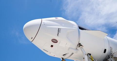 The Ax1 crew’s vehicle to the International Space Station