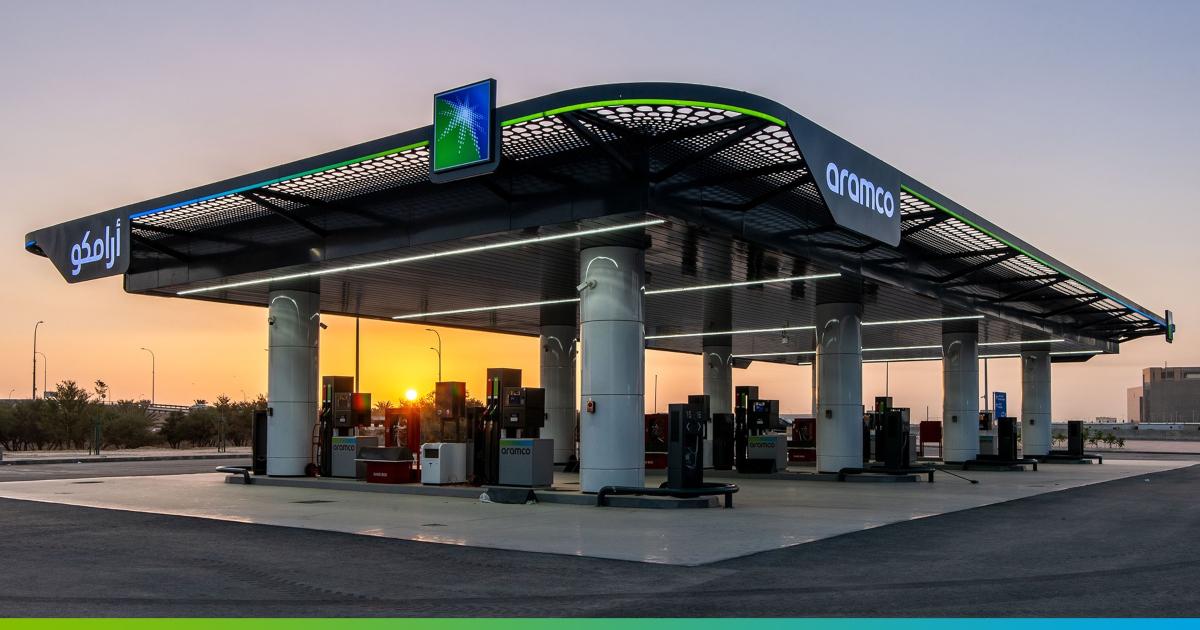 Saudi Aramco fuel station