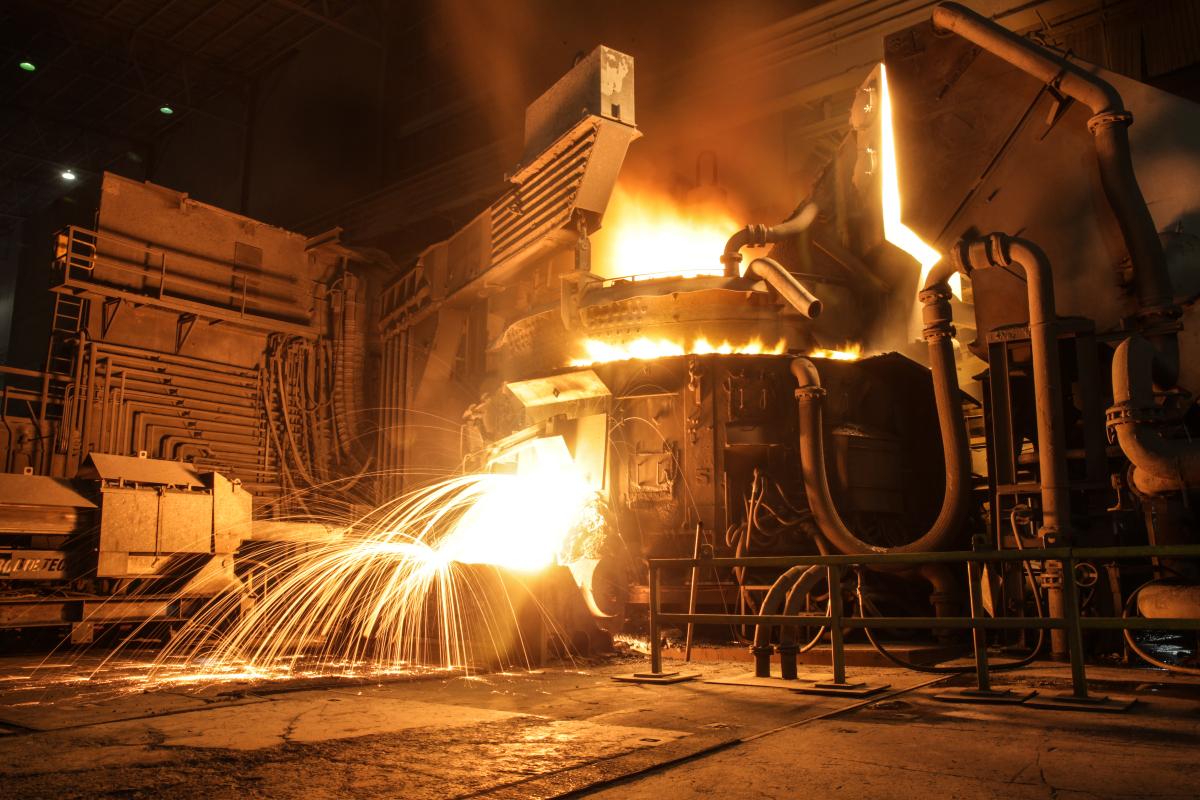 nue eaf steel production