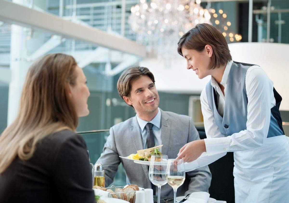 A server in a restaurant