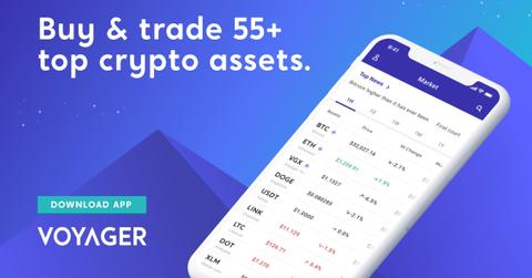 Voyager app on a smartphone