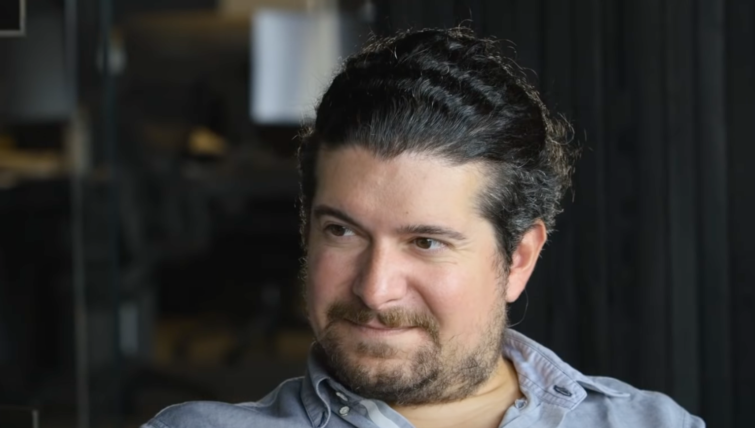 Squarespace founder Anthony Casalena poses with the new Knicks team News  Photo - Getty Images