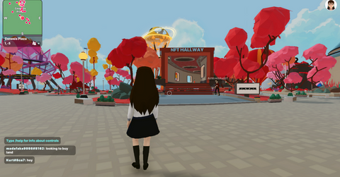 Digital land on Decentraland