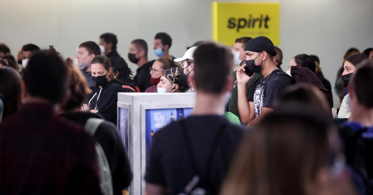 crowded airport