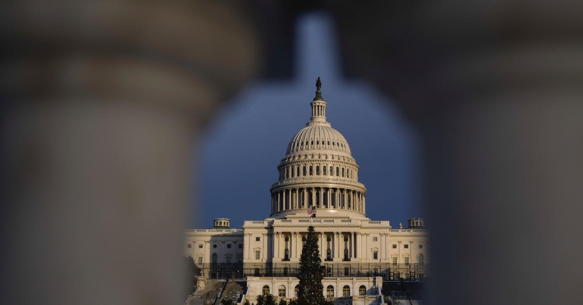 A view of the U.S. Capitol on January 5, 2022, in Washington, D.C.