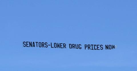 Banner in the sky about Medicare