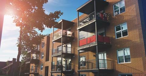 A low income apartment building