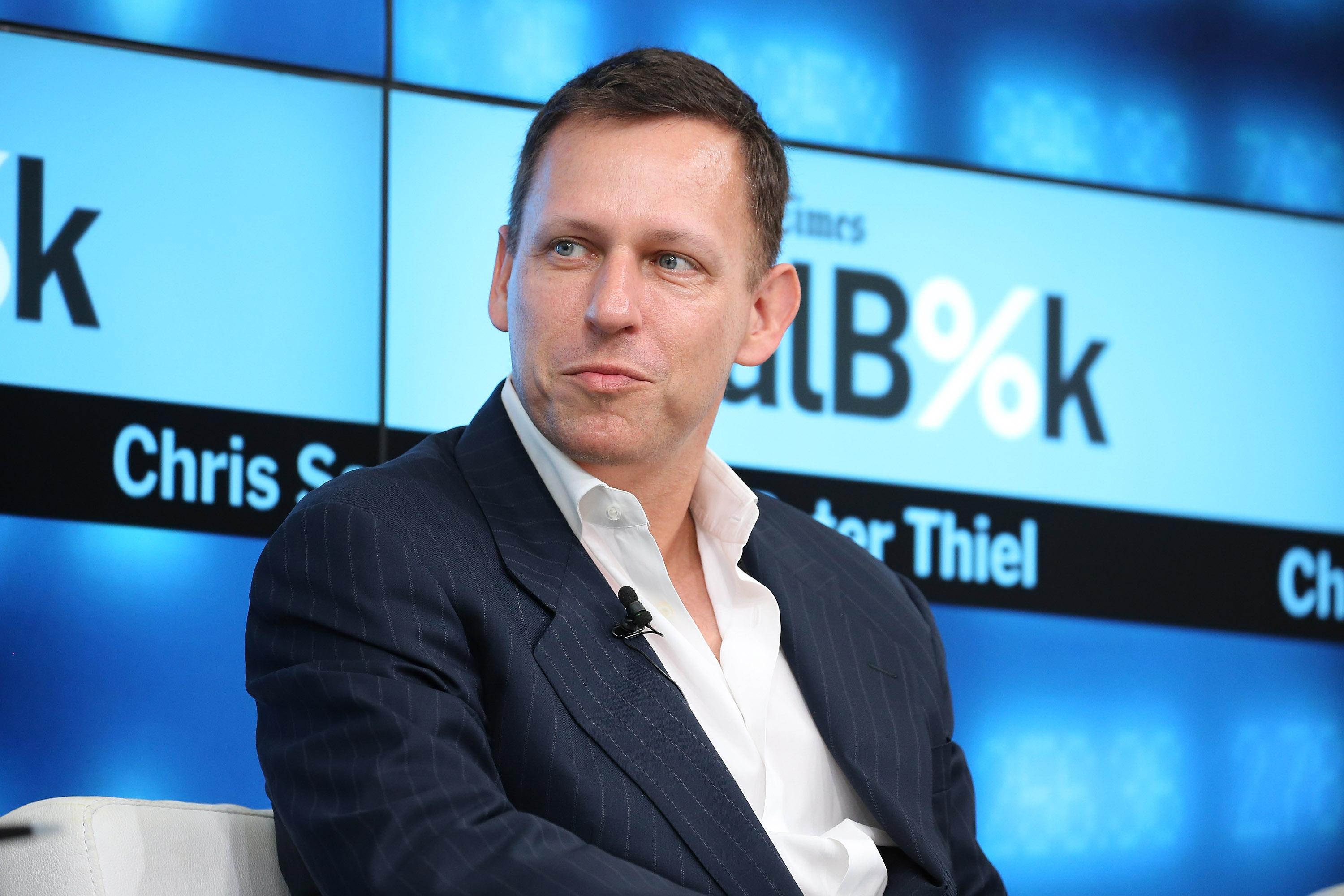 Peter Thiel, backer of Bullish crypto exchange