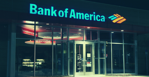 Bank of America sign