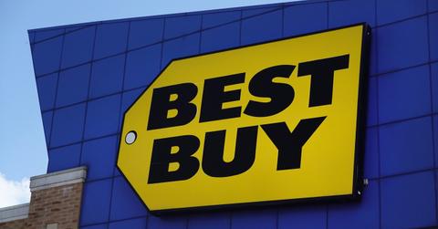 A Best Buy sign