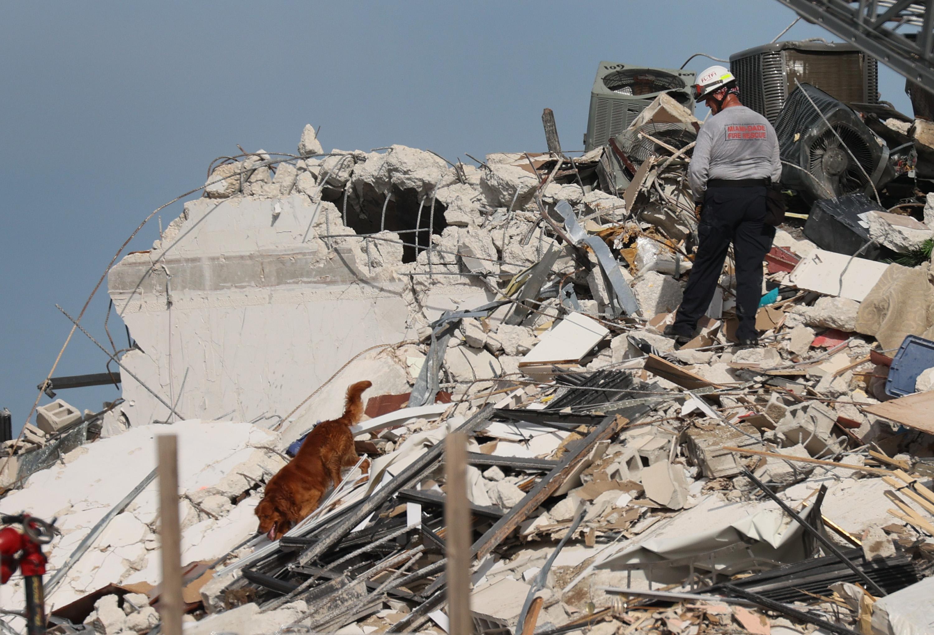 Condo collapse in Miami