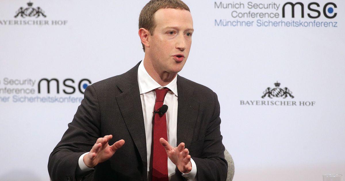 Zuckerberg speaks at the Munich Security Conference