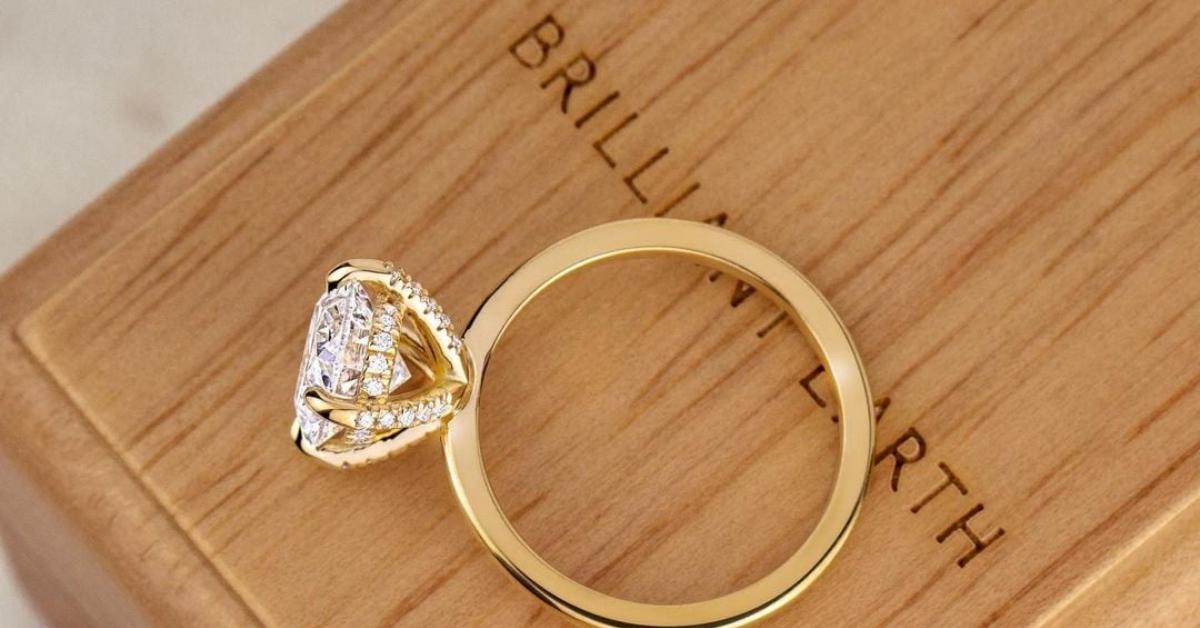 A Brilliant Earth engagement ring