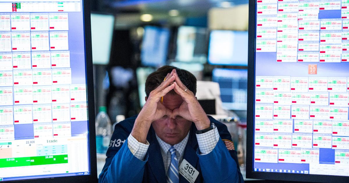 NYSE trader gets worried as stocks enter bear market