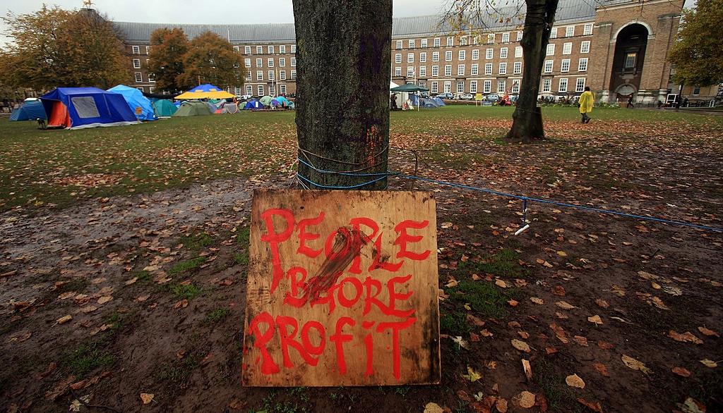 People Before Profit sign