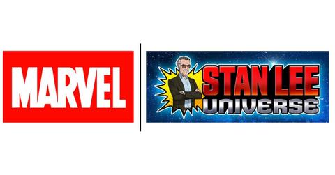 Genius Brands and Marvel banner