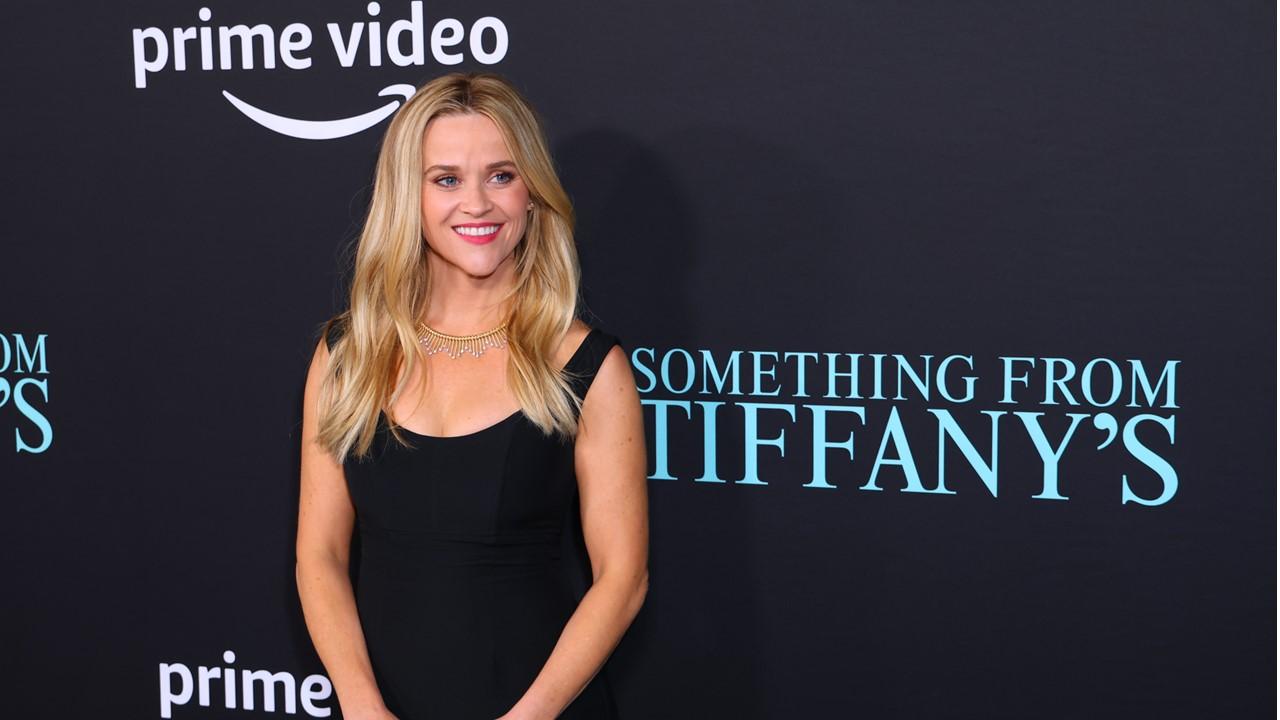 Reese Witherspoon at the "Something From Tiffany's" premier