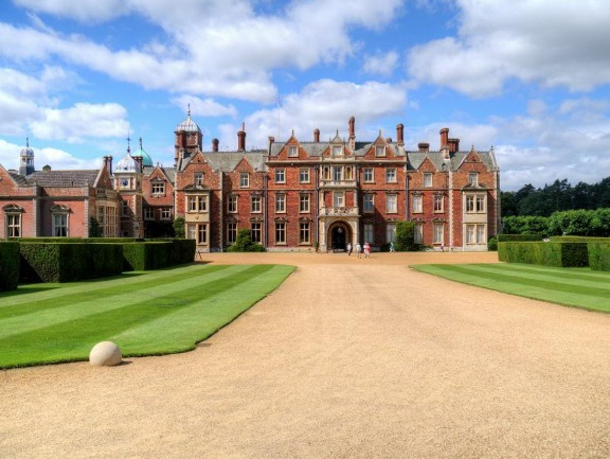 Sandringham, a country estate of the royal family's where they typically celebrate Christmas.