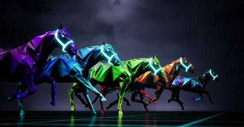 Zed Run digital horse racing game image