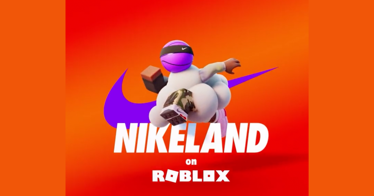 Nikeland and Roblox advertisement