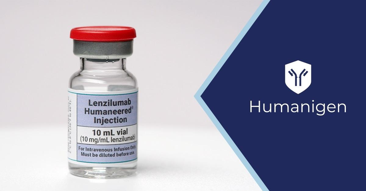 Humanigen injection vile