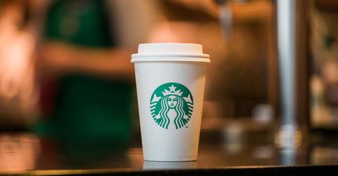 A Starbucks cup