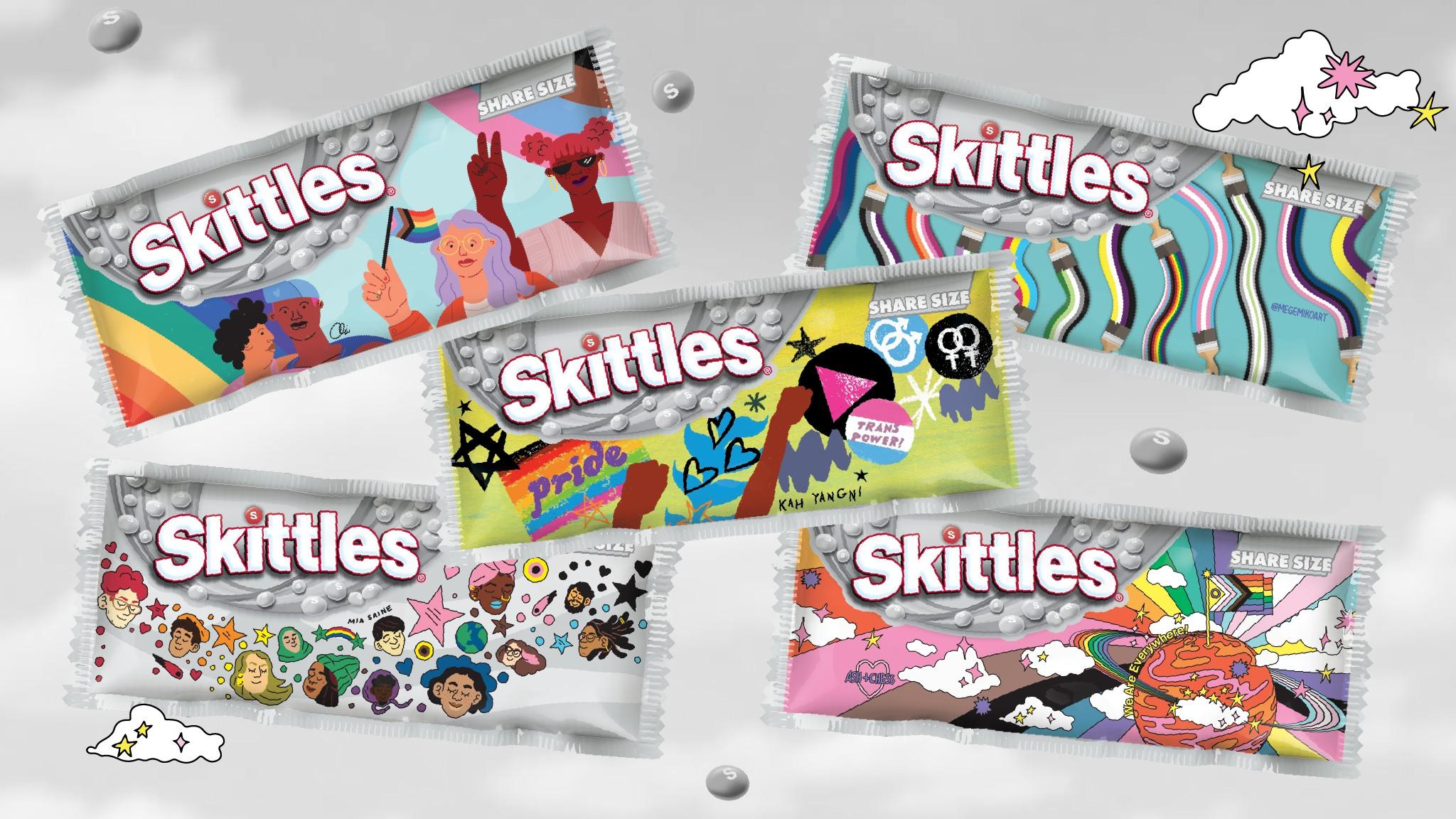 Skittles candy packs