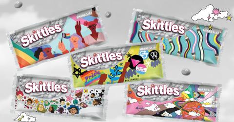 Skittles candy packs