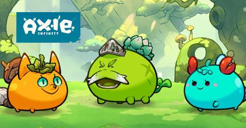 Axie Infinity logo and characters