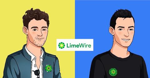Avatars of Paul and Julian Zehetmayr, founders and co-CEOs of the new LimeWire