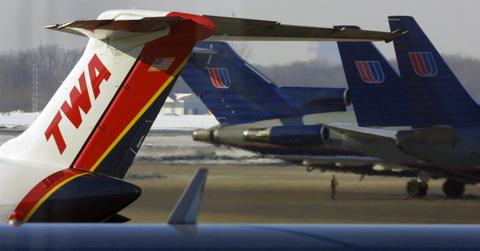 TWA airplane
