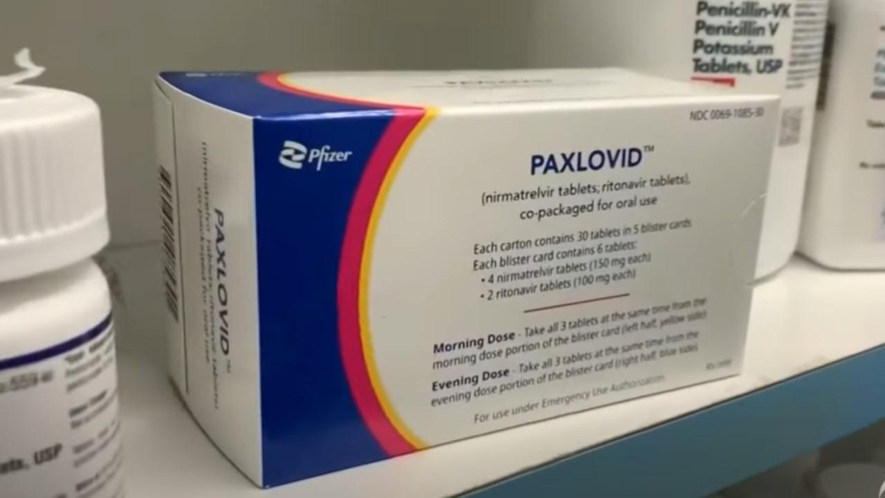 A box of Paxlovid