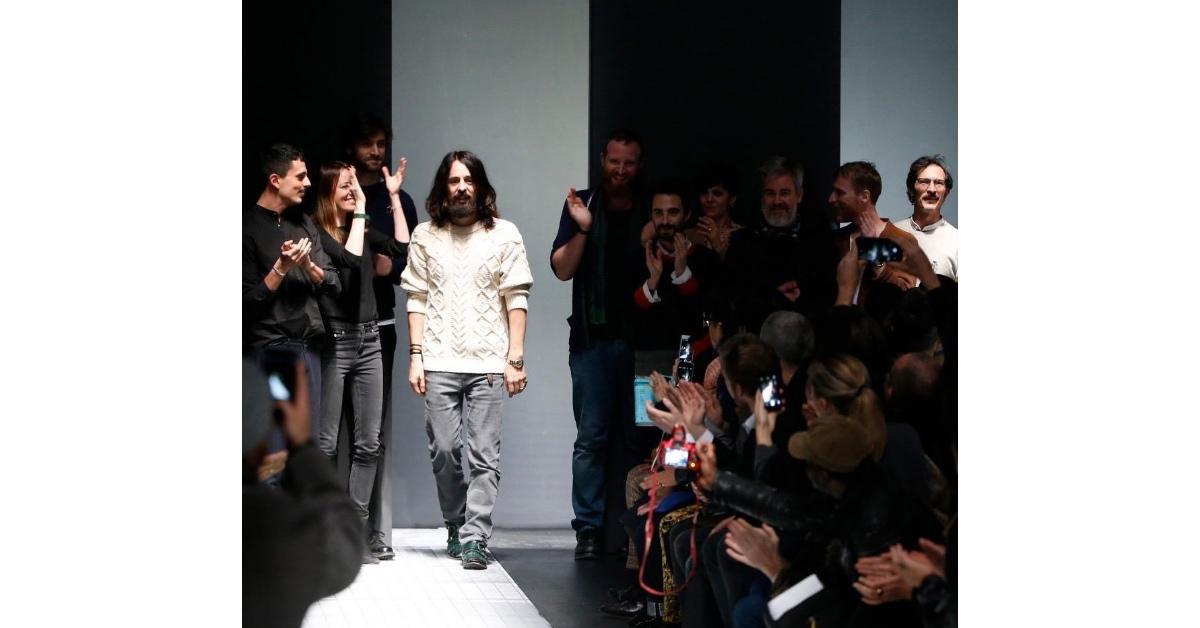 Alessandro Michele on fashion runway