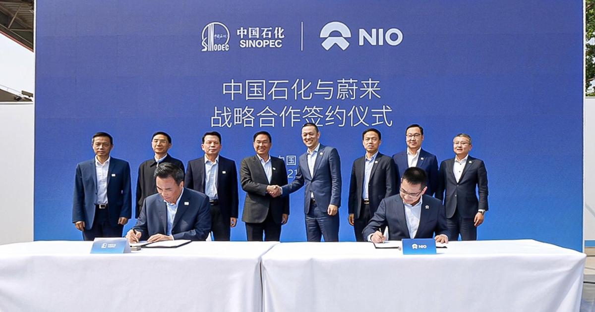 NIO signing a deal