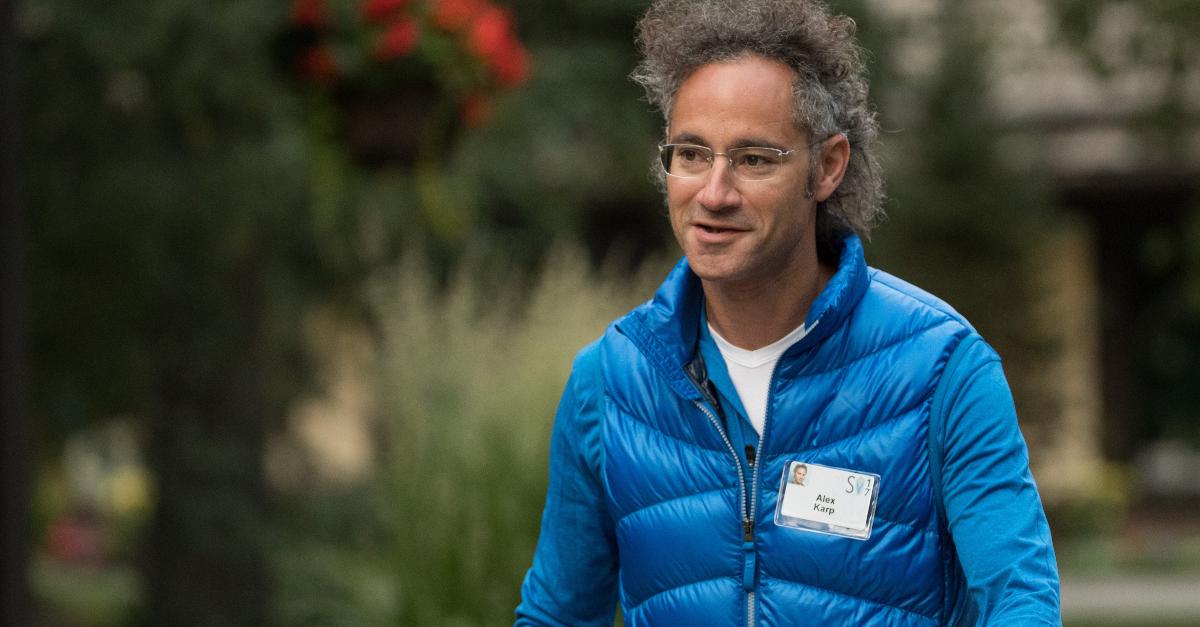 Palantir CEO Alex Karp