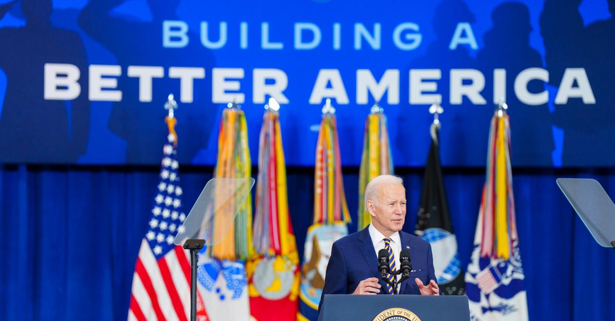 President Joe Biden at an event