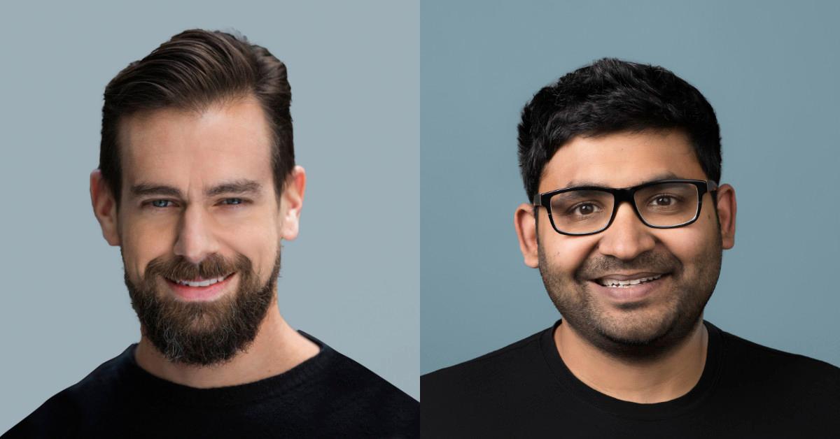 Jack Dorsey and Parag Agrawal