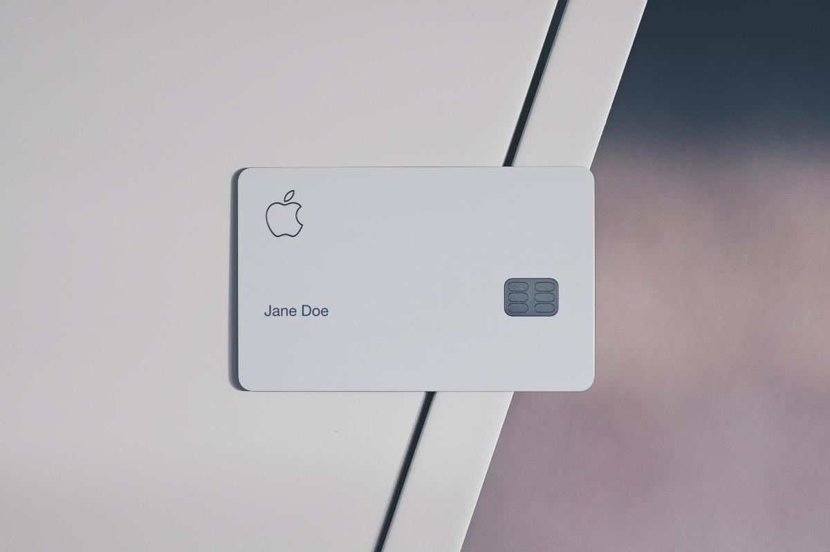 An Apple credit card