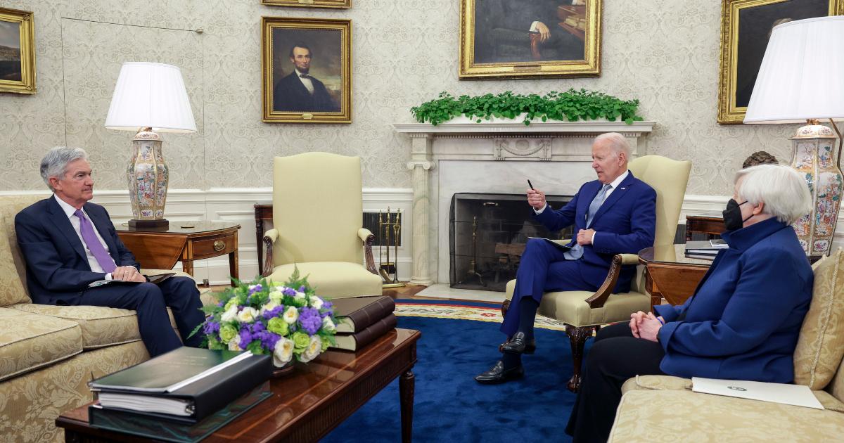 Biden meeting Jerome Powell and Janet Yellen