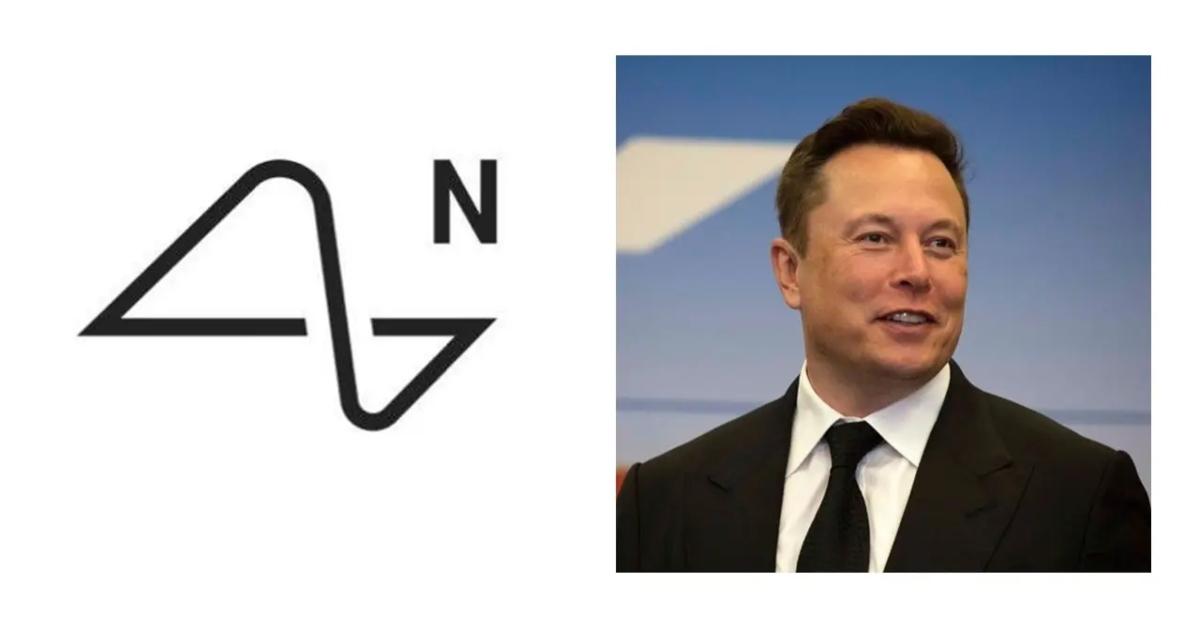 Elon Musk and Neuralink logo