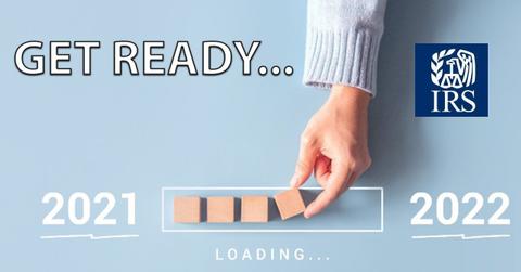 IRS logo and advertisement