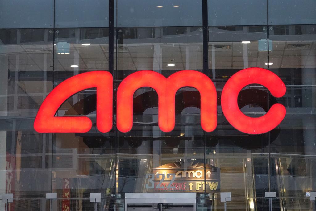 AMC logo on a building