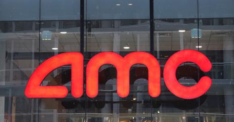 AMC logo on a building