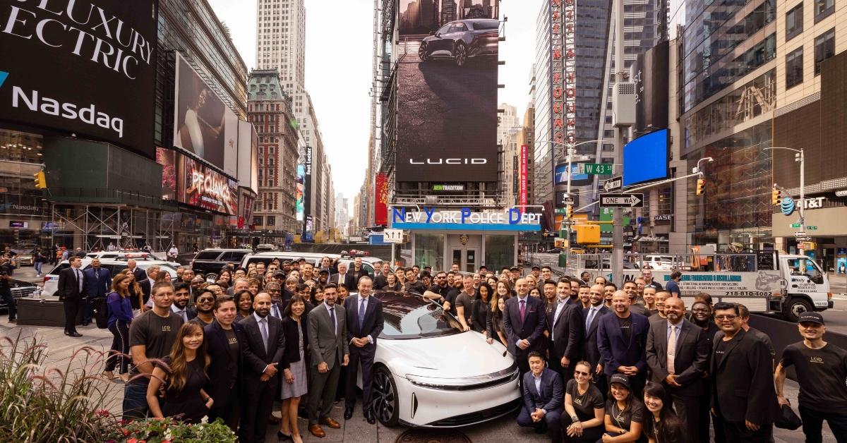 Lucid Motors listing