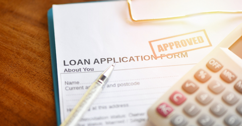 Loan application paperwork