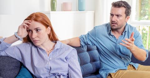 A woman experiencing financial abuse