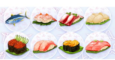 Flyfish Club sushi illustrations