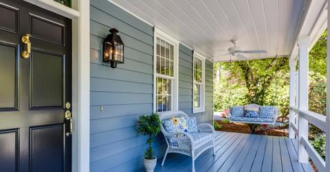 front porch of house
