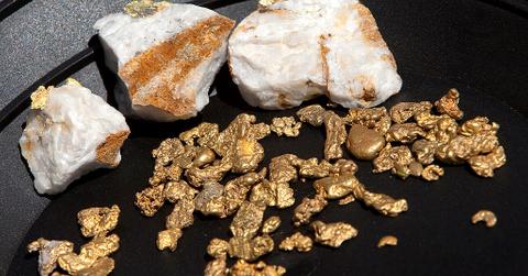 Image of gold on table