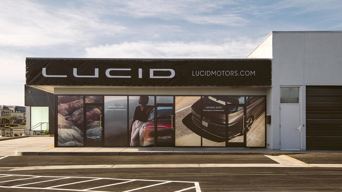 Lucid Motors Studio in the LA